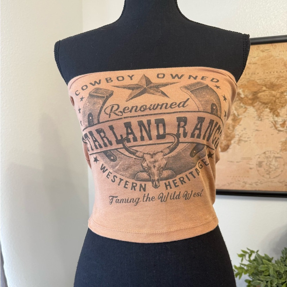 Forever 21 western tube top